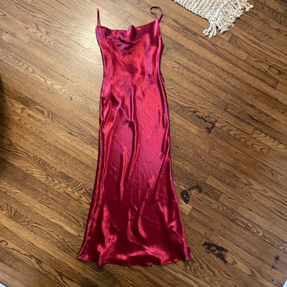 Pink Plastic Babez Naomi Satin Dress